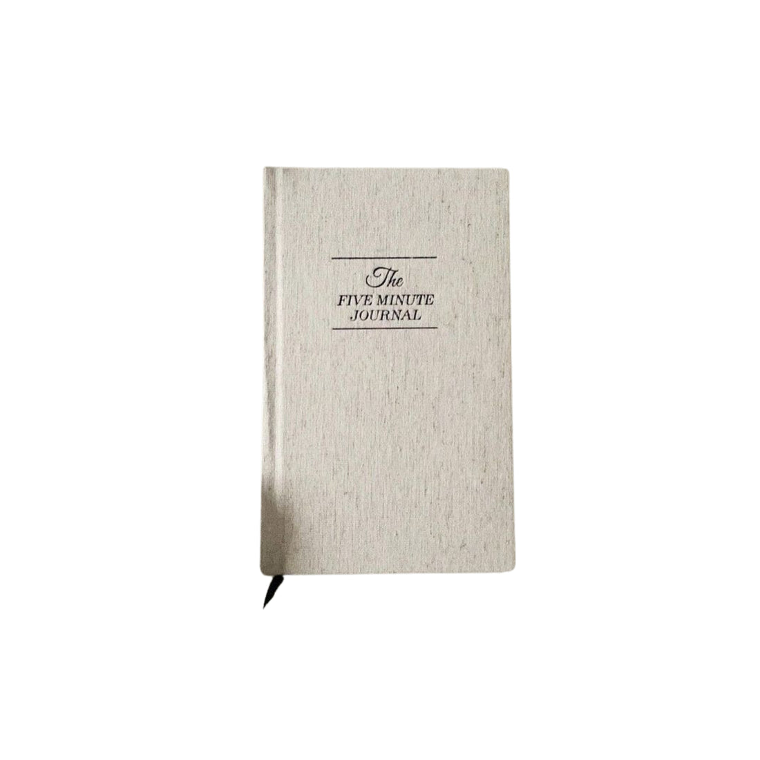 The Five Minute Journal - beige linen