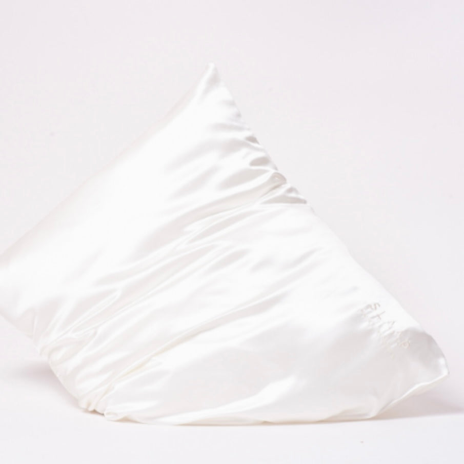 Silk Pillow Case Ecru  50x60cm - Glow Club